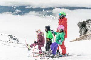 skiing in new zealand cardrona ski field nz ski lessons kids family